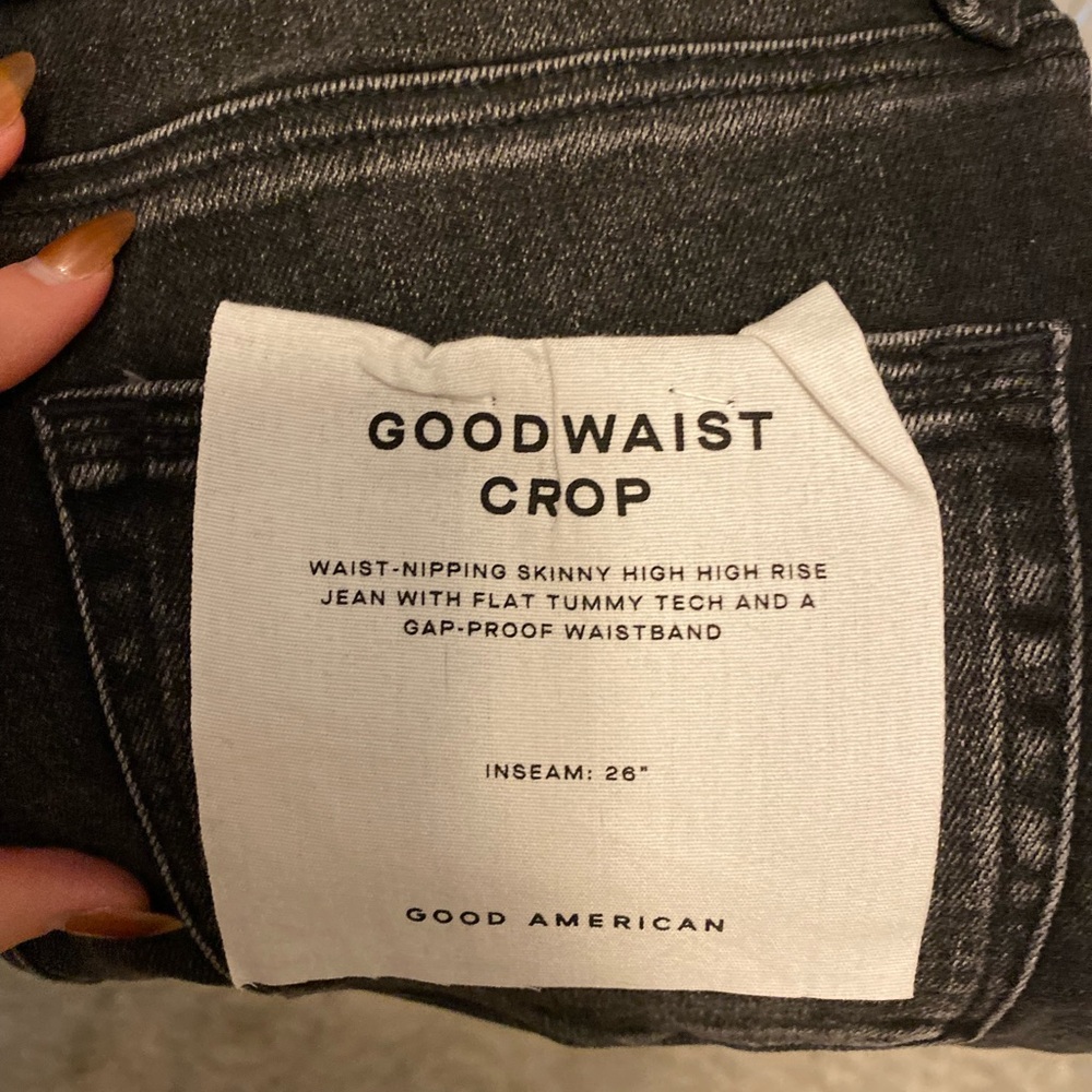 Good American Dark Gray Skinny Jeans - Picture 5 of 8